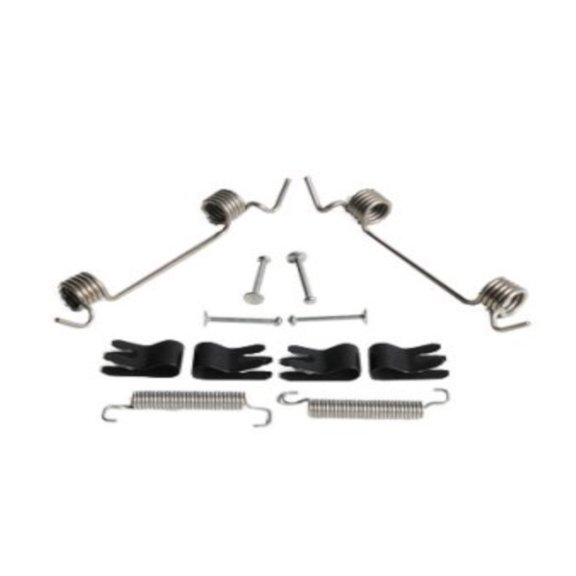 Genuine AC Delco For Chevy Express 1500 2003-2014 Parking Brake Hold Down Spring Rear | With Clips and Pins | 42MM Shoe Width | 102.58MM Shoe Length