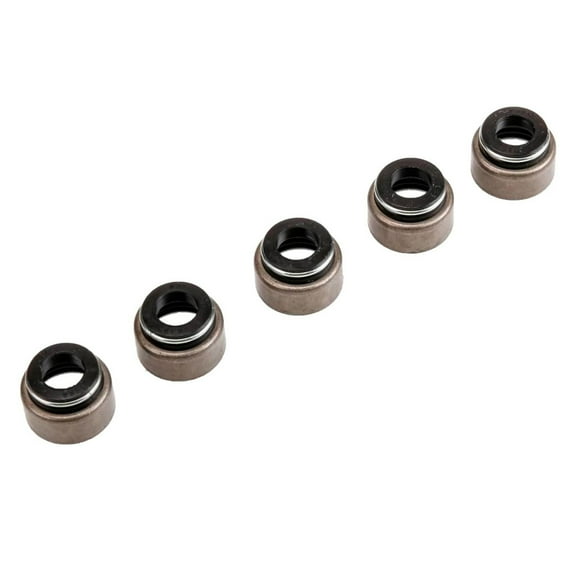 KarParts360 For Chevy Express 1500/2500/3500 2001 2002 Valve Stem Oil Seal | Steel, Rubber | Round Shape Rim | Thickness: 0.529 Inches / 13.46 Millimeter | Regular Type Grade