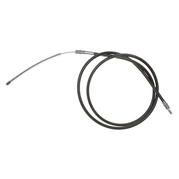 KarParts360 For Chevy Express 3500 1996 97 98 99 2000 Parking Brake Cable Passenger Side | Rear | Steel | Gold Classification | Fixed Wire Stop End 1 Type | EPDM Rubber Jacket Material | Black