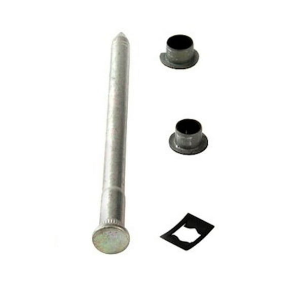KarParts360 For Chevy Express 4500/Cargo 2009-2023 Door Hinge Pin Set | Front | With Pin | With Bushing | With Retainer | Steel | 0.39 Inches Diameter | 0.335 Inches Bushing Length | For