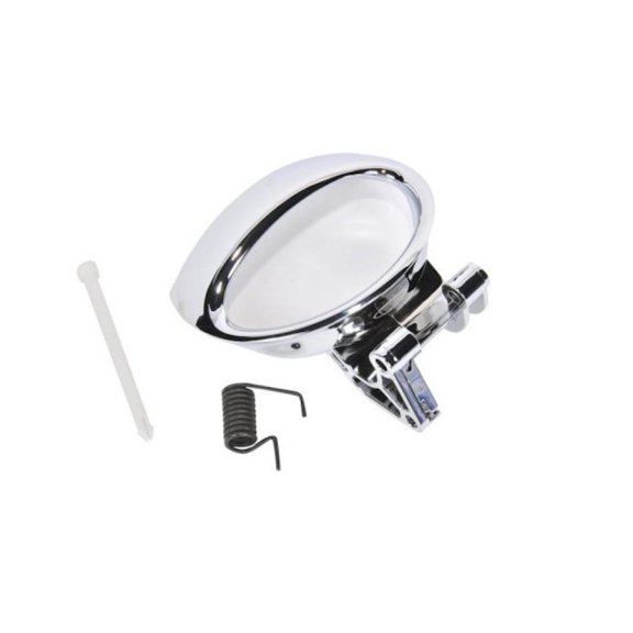 KarParts360 For Chevy HHR 2006 07 08 09 10 2011 Interior Door Handle Passenger Side | Chrome | Excluded Cable | Spring and Rod Attachment | Oval | With Spring and Pin