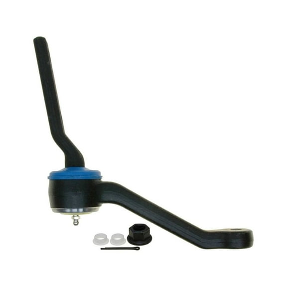 KarParts360 For Chevy Impala 1994-1996 Idler Arm | Black | Painted | L Shape | 2 Bracket Holes | Included Grease Fitting | Pre Greased