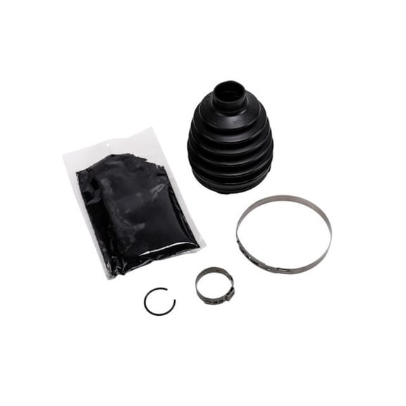 KarParts360 For Chevy Impala 2006 2007 2008 2009 Wheel Half-Shaft Constant Velocity Boot Kit Front | Rubber | Black | Solid Type | With Clamps and Ring