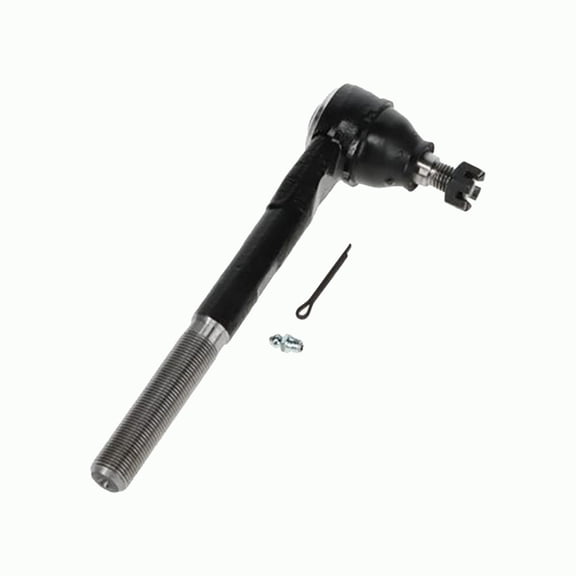 KarParts360 For Chevy K2500/K3500 1990-2000 Steering Tie Rod End Inner | E-Coated | Straight Type | Dust Boot | Grease Fitting Included | Counterclockwise (Left) End 1 Thread Direction | 19460442