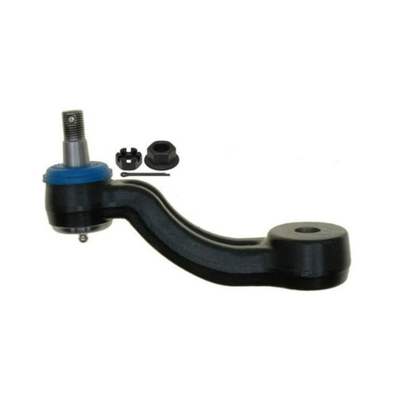 KarParts360 For Chevy K2500/K3500 1993-2000 Steering Linkage Idler Arm | Black | Painted | S Shape | Included Grease Fitting | Included Castle Nut | Pre Greased Excluded