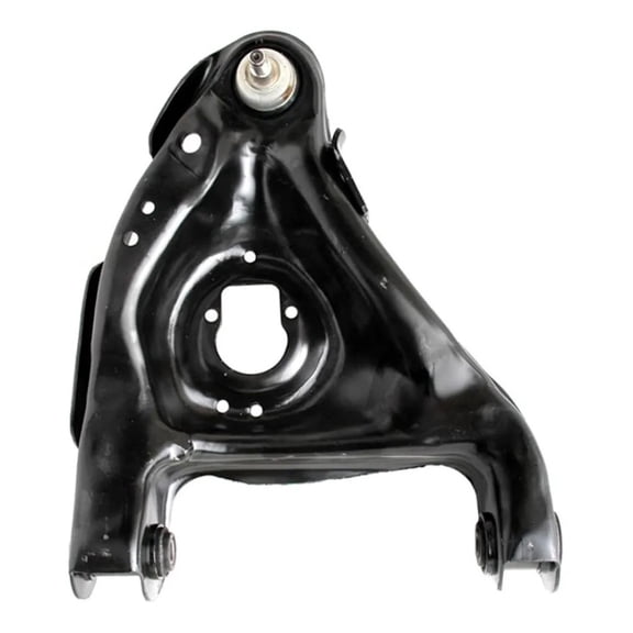 KarParts360 For Chevy S10 Blazer 1990 91 92 93 1994 Control Arm And Ball Joint Passenger Side | Front | Lower | Black | Steel | Press-In Attachment | With Grease Fitting | Performance Grade