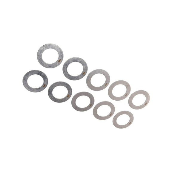 KarParts360 For Chevy SSR 2003 2004 2005 2006 Differential Bearing Shim Set | 10 Pieces | Made Of Steel | 48.3 Millimeter Inside Diameter | 76.2 Millimeter Outside Diameter