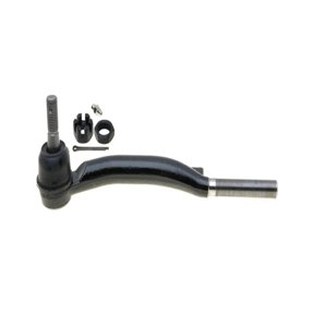 KarParts360 For Chevy SSR 2003 2004 2005 2006 Steering Tie Rod End Driver Side, Outer | Black | Grease Fitting Included | Male End 1 and 2 | Castle Nut Included