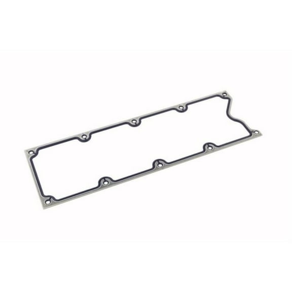 KarParts360 For Chevy SSR 2003 2004 Engine Block Valley Cover Gasket | Thickness: 0.148 Inches / 3.75 Millimeter | 10 Bolt Hole | Excluded Crank Seals | One Piece Configuration