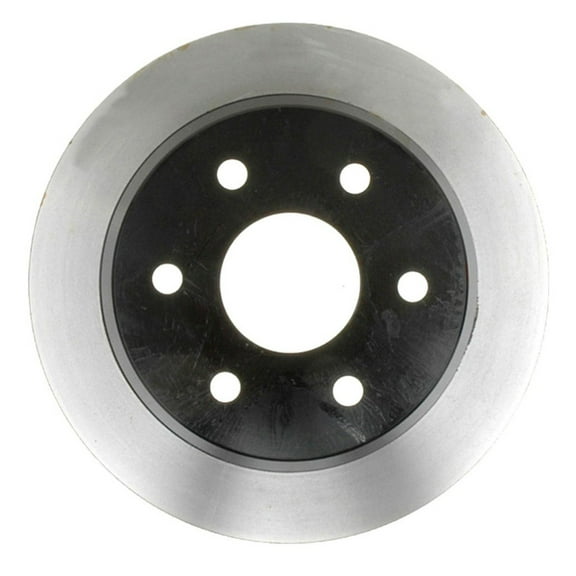 KarParts360 For Chevy Silverado 1500 1999-2007 Brake Rotor | Rear | Cast Iron | Ground | 3.1 Inches Center Hole Diameter | 6 Mounting Bolt Hole
