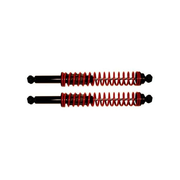 KarParts360 For Chevy Silverado 1500 Classic 2007-2007 Spring Assisted Shock Absorber | Rear | 9.36 Inches / 237.74 Millimeters Shock Stroke | Ring Center Shock Absorber Body End Measuring Point