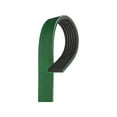 thumbnail image 1 of KarParts360 For Chevy Silverado 2500 2015 2016 Heavy Duty V-Ribbed Serpentine Belt Green, Black Reinforced EPDM Rubber | 0.807 Inches Top Width | 119.53 Inches Effective Length | 6 Rib | 19163504, 1 of 4