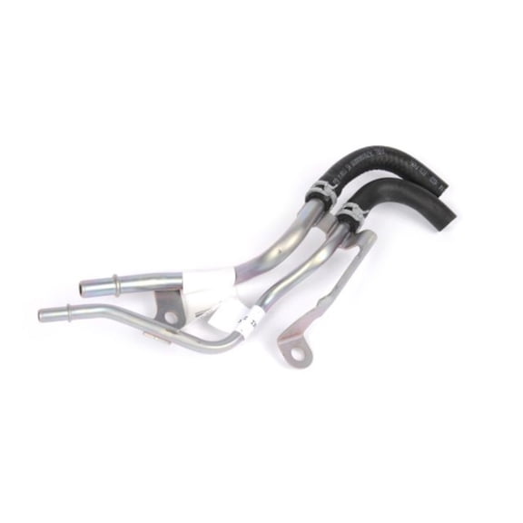 KarParts360 For Chevy Silverado 2500/3500 2011 2012 Fuel Feed and Return Line | Nylon, Aluminum | Black, Silver | Molded Assembly | 6.3MM Inside Diameter Line 1