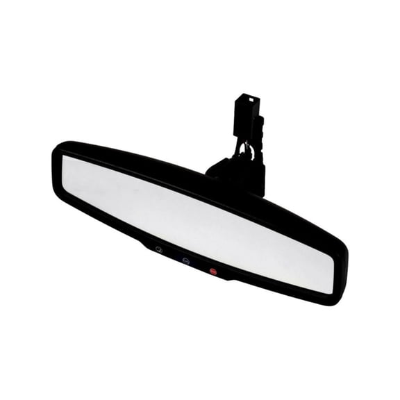 KarParts360 For Chevy Silverado 2500/3500 2015 16 17 18 2019 Mirror Inside Rearview Black | Plastic, Aluminum, Glass | 5.07 Inches Wire Harness Length | 4.99 Inches Depth | Glued Mount