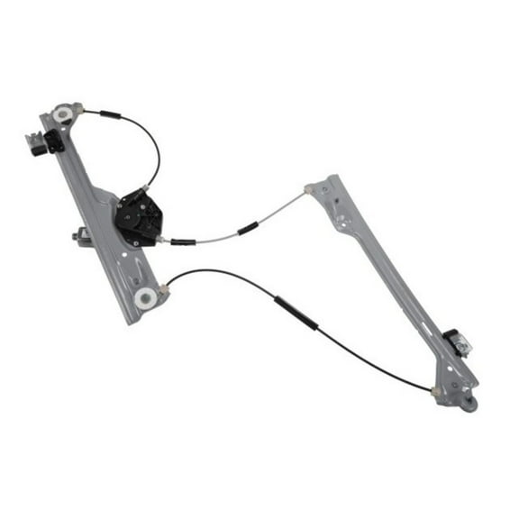 KarParts360 For Chevy Silverado 2500/3500 HD 2015 16 17 18 2019 Door Window Regulator Front, Passenger Side | Bolt Attachment | 2 Terminal | Plug-In | 27.08 Inches Maximum Width | For