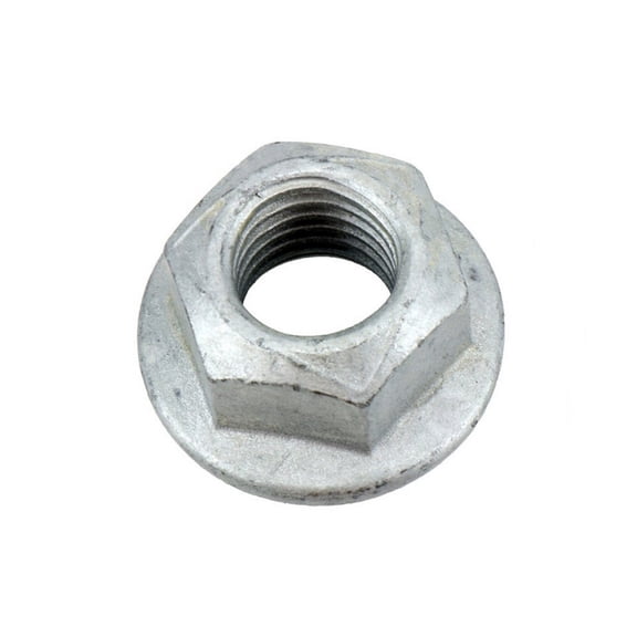 KarParts360 For Chevy Silverado 2500/Silverado 3500 2011-2019 Spring Unit Bolt Nut | Rear | Made Of Steel | 0.799 in Depth | Shouldered End | Excluded Attached Washer