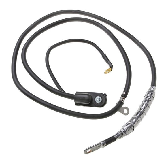 KarParts360 For Chevy Silverado 3500 2003 2004 2005 Battery Cable | Black Insulation | Copper Conductor | Positive Polarity | 0.406 inches Lug Hole Diameter | Stranded Conductor | 4 Wire Gauge