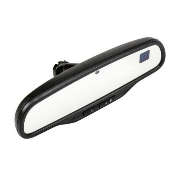 KarParts360 For Chevy Suburban 1500/2500 2003 04 05 06 07 2008 Rearview Mirror | Plastic/Aluminum/Glass | Black | Glued Mount | 4.88 Inches Depth