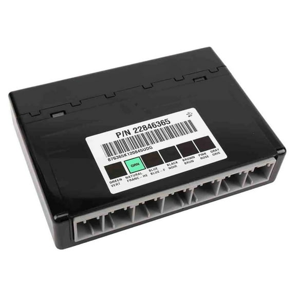 KarParts360 For Chevy Suburban 1500/Tahoe 2012 2013 2014 Body Control Module | Grey Connector | Bracket Mounting | 7.09 Inches / 180 Millimeters Housing Length | 169 Terminals | 7 Connectors