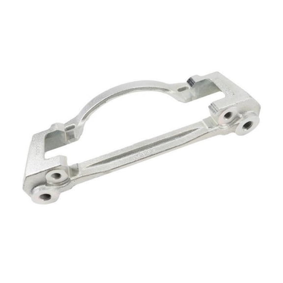 Genuine AC Delco For Chevy Suburban 3500 HD 2016 2017 2018 2019 Disc Brake Caliper Bracket | Front | Cast Iron | 230 Millimeters Mount Hole Center To Center Length | 2 Mounting Holes | Silver