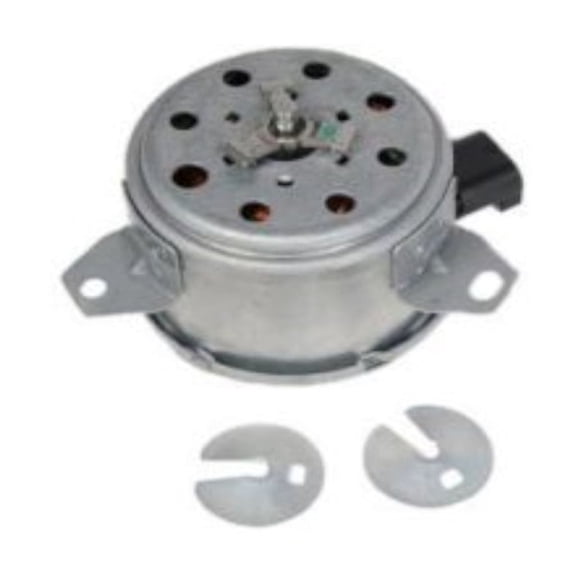 KarParts360 For Chevy Suburban/Tahoe 2007-2014 Engine Cooling Fan Motor Passenger Side | Steel | Natural | Multi Piece | Male Terminal | 2 Pieces Bolt Hole
