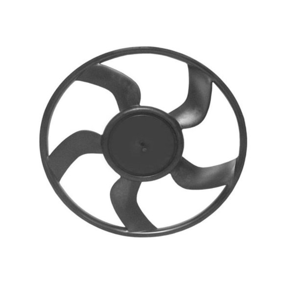 KarParts360 For Chevy Tahoe 2005-2014 Engine Cooling Fan Blade Set Passenger Side | Nylon | Paint | Black | Counterclockwise | 7 Pieces Blade | With Clip