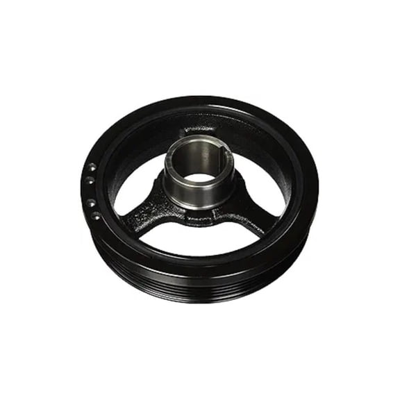 KarParts360 For Chevy Traverse 2009-2021 Crankshaft Balancer | 1 Mounting Hole | Keyway Type | Serpentine Drive Belt Type | 6 Pulley Groove | Excluded Bolt And Washer
