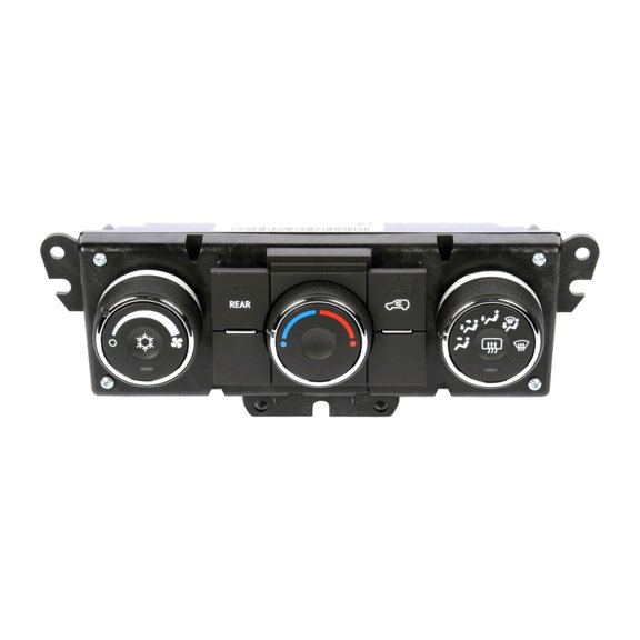 KarParts360 For Chevy Traverse 2013 14 15 16 2017 Heating and Air Conditioning Control Panel | Ebony | Screw In | Male Terminal | Electronic Type | 72 Pieces Terminal | 4 Pcs. Connector | 22969802