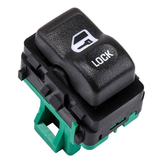 KarParts360 For Chevy Venture 2000 01 02 03 04 2005 Door Lock Switch | Black | 5 Male Terminal | Blade Pin Terminal | Square Female Connector | Rocker Switch Type | Excluded Wiring Harness