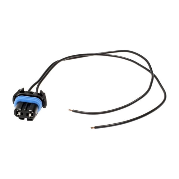 KarParts360 For Chrysler LHS 1999 2000 2001 Headlight Socket | Black | Oval Shape | Blade/Pin Type | Female Terminal | Gold Classification | 10.25 Inches Wire Harness Length | For 88862194