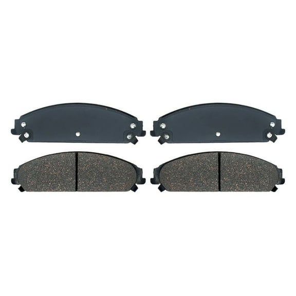KarParts360 For Dodge Avenger 2013 2014 Disc Brake Pads | Front | Semi-Metallic | High Dust Rating | With Shims Option | Bonded Attachment Method | Sold As Set