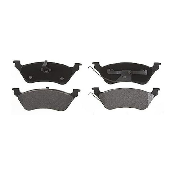 KarParts360 For Dodge Caravan/Grand Caravan 2001-2007 Disc Brake Pads Rear | High Dust Rating | Excluded Wear Sensor Option | Shims Option Included | Bonded Attachment Method | 88928152