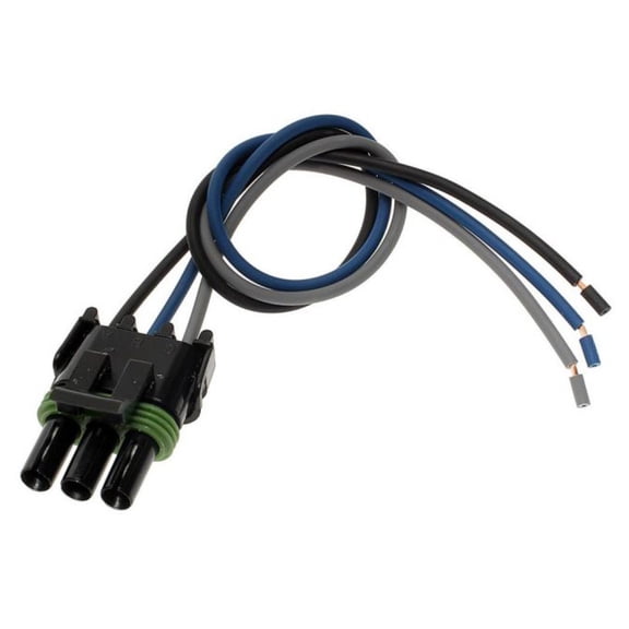 KarParts360 For Dodge Omni/Ramcharger 1990 Multi-Purpose Connector | 3 Terminal | Male Terminal | Wire Harness Length: 7 Inches / 177.8 Millimeter | Pin Terminal | 3 Wire | 88862222