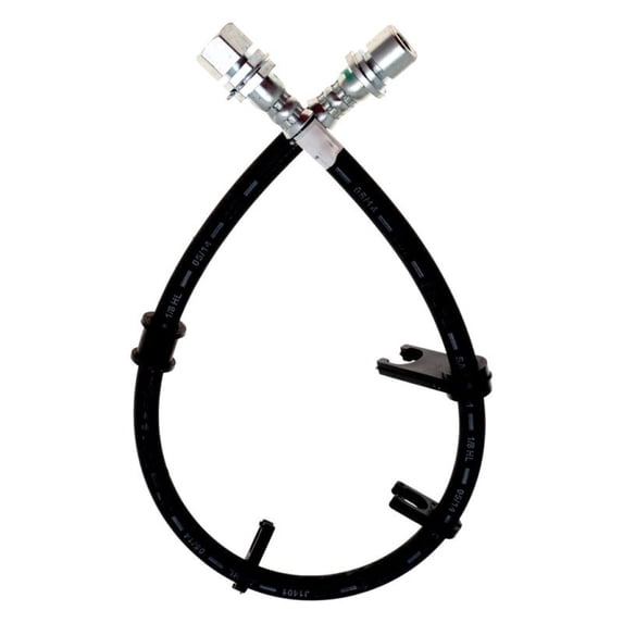 Genuine AC Delco For Dodge Ram 1500 2012 Brake Hydraulic Hose | Rear | Center | Corrosion Resistant Steel | 23.7 Inches Axis 1 Length | EPDM Rubber Jacket