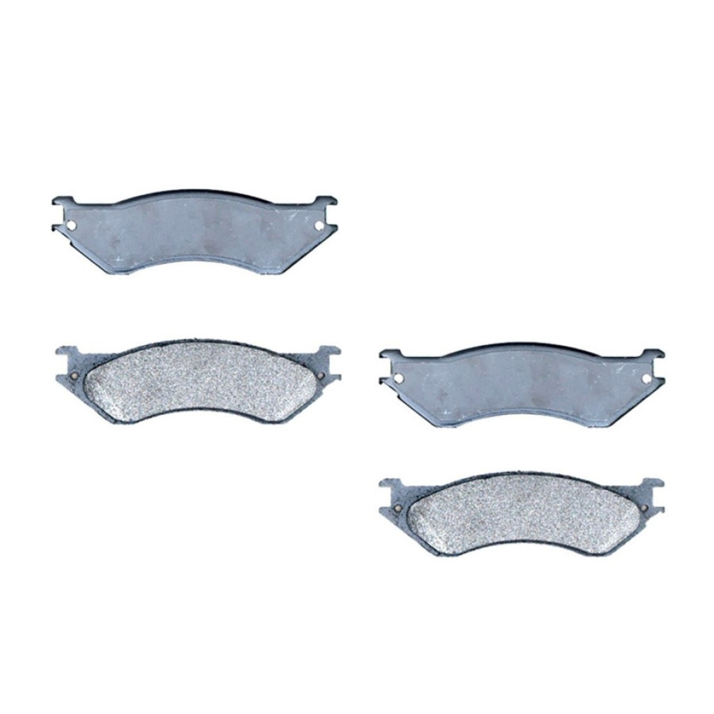 KarParts360 For Dodge Ram 1500/2500/3500 2000 Disc Brake Pads Front | Silver Series | Semi-Metallic Friction | 0.62 Inches Inner/Outer Pad Thickness | Sold As Set