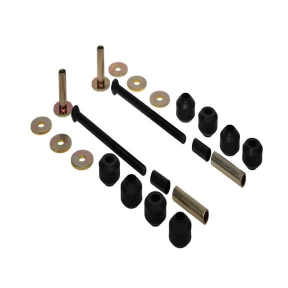 KarParts360 For Dodge Ram 1500 Van 1999 00 01 02 2003 Sway Bar Link | Rubber Bushing | Black Bushing | Washers Included | Non-Greaseable | Threaded End 1 | Bolt Head End 2 | For 19461660