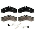 thumbnail image 1 of KarParts360 For Dodge Sprinter 2500/3500 2003 2004 2005 2006 Disc Brake Pads Rear Semi-Metallic High Dust Rating | With Wear Sensor Option | With Shims Option | Bonded Attachment Method | 19165365, 1 of 4