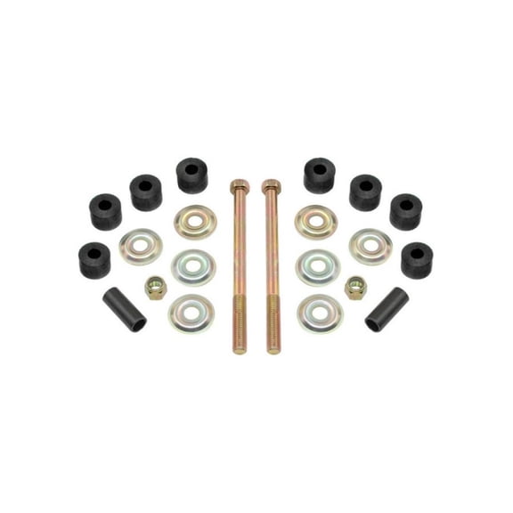 Genuine AC Delco For Dodge Stratus 1995-2006 Suspension Stabilizer Bar Link Set | Rubber | Black | Threaded End 1 | With Bolts | With Bushings | Bolt Head End 2