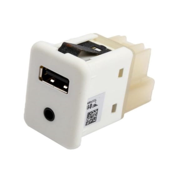 KarParts360 For Chevy Equinox 2010 2011 Audio And USB Receptacle | White