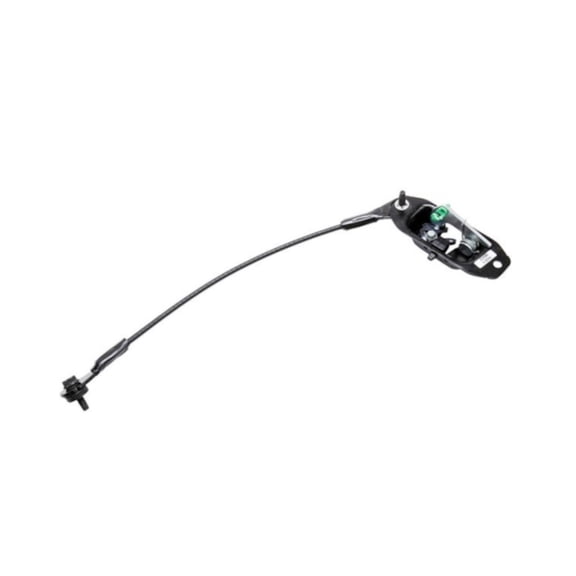 KarParts360 For GMC Sierra 1500 Limited 2019 Tailgate Latch Passenger Side | Rubber Steel | Black