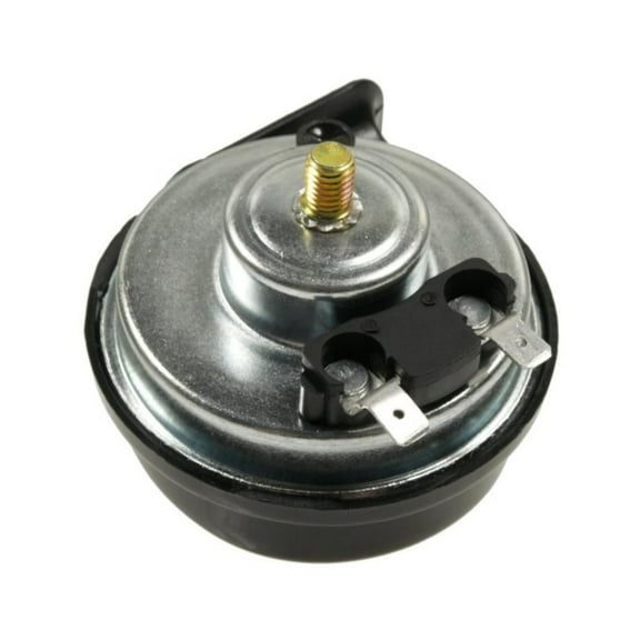 KarParts360 For Honda EV Plus 1998 1999 Low Note Horn | Gold | 2 Blade Terminal | 12 DC Voltage | Bolt On With Bracket