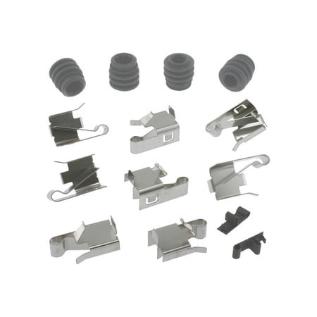 KarParts360 For Isuzu NPR-HD/NQR 1999 00 01 02 2003 Disc Brake Caliper Hardware Kit | Front | With Pad Clips And Seals
