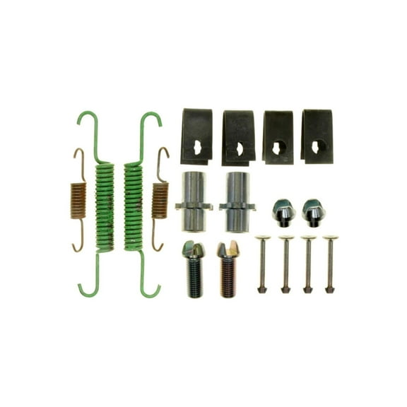 KarParts360 For Pontiac Torrent 2007 2008 2009 Parking Brake Hardware Kit | Rear | Colored Springs