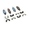thumbnail image 1 of KarParts360 For Saab 9-4X 2011 Disc Brake Pad Set | Rear | Ceramic | Bonded Friction Type | With Springs, 1 of 4