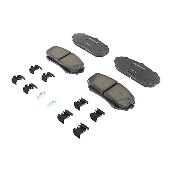KarParts360 For Ford Edge 2012 2013 2014 Disc Brake Pads Front | Low Dust Rating | With Mechanical Wear Sensor Option | Included Shims Option | Included Clips Option