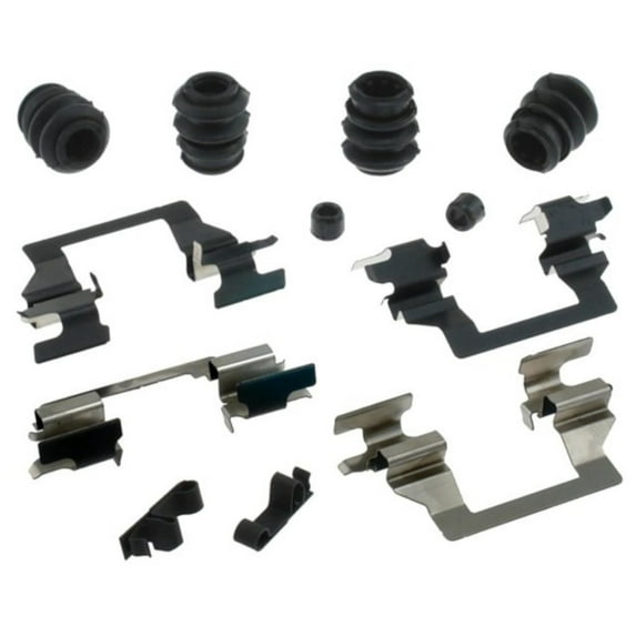 KarParts360 For Ford Taurus/Taurus X 2008 2009 Disc Brake Caliper Hardware Kit | Front | Gold Classification | Made Of Steel | With Clips/Seals/Bushings And Lubricant
