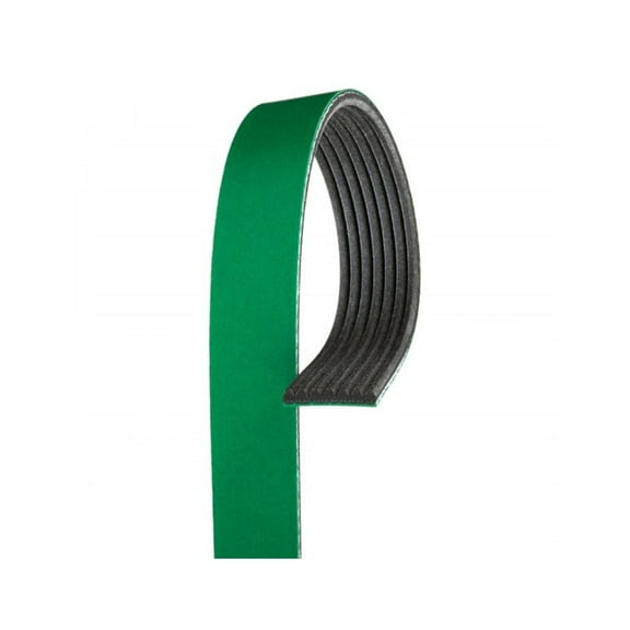 KarParts360 For Freightliner Sprinter 2500 2007-2016 Heavy Duty V-Ribbed Serpentine Belt | Green, Black | Reinforced EPDM Rubber | 0.947 Inches Top Width | 80.17 Inches Effective Length | 7 Rib