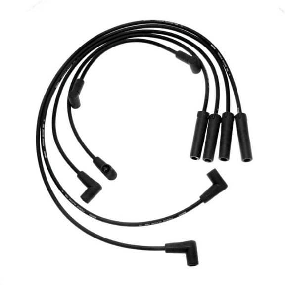 KarParts360 For GMC S15 1990 Spark Plug Wire | High Temp Silicone Spark Plug Boot | 7 Millimeters Outside Diameter | 4 Straight Spark Plug End Boot | Brown Spark Plug End Boot | For 19172240