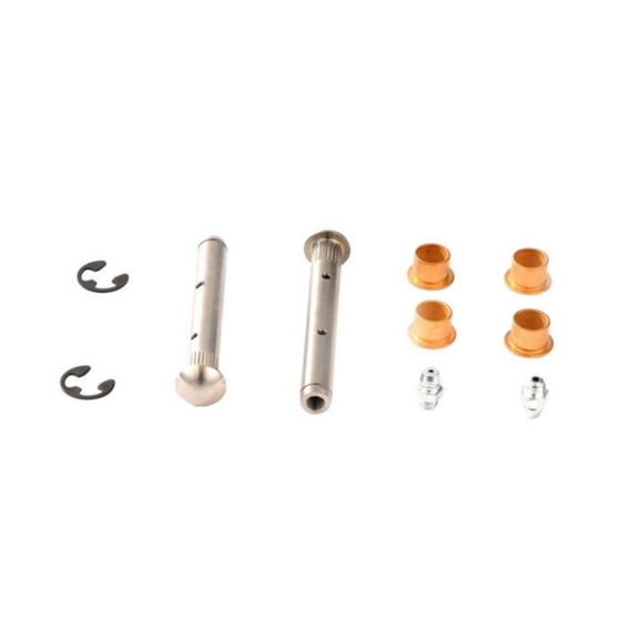 KarParts360 For GMC Savana 1500/2500/3500 1996-2014 Door Hinge Pin Kit Natural | 0.39inches Bushing Length With Bushing | 0.385inches / 9.779millimeters Diameter | With Pins/Clips/Grease Fittings