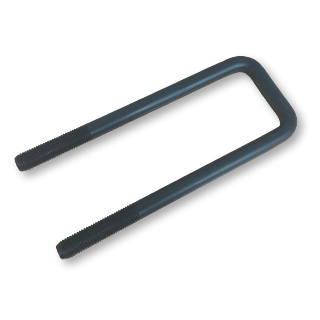 KarParts360 For GMC Savana 4500 2009-2023 Leaf Spring U-Bolt | Rear | Black | Steel | 2.579 inches Inside Width | 8.74 inches Inside Length | 16 millimeters Thread Diameter | Regular Grade